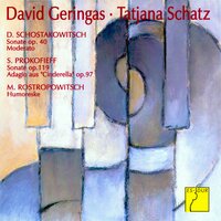 Moderato for Cello and Piano - David Geringas & Tatjana Schatz & Дмитрий Дмитриевич Шостакович