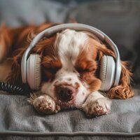 Calm Canine Melodies - Dog Music Waves & A Sound Healer & Natural X