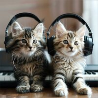 Soothing Cat Harmonies - Music for Kittens & The Harmony & A Long Story