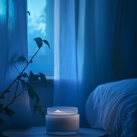 Nighttime Soothing with Quiet Music - wave to mind & The Rain Library & Rain Sound Experience