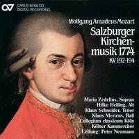 Missa brevis in D Major, K. 194: Gloria - Collegium Classicum Köln & Hilke Helling & Klaus Mertens & Klaus Schneider & Kölner Kammerchor & Maria Zedelius & Вольфганг Амадей Моцарт