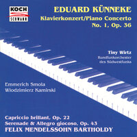 Mendelssohn: Capriccio brillant, Op. 22, MWV O 8 - I. Andante - Tiny Wirtz & Das Rundfunkorchester des Südwestfunks & Emmerich Smola & Феликс Мендельсон