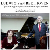 Sonata per pianoforte e violoncello No. 5 in D Minor, Op. 102: II. Adagio con molto sentimento d’affetto - George Georgescu & Novaretto Daniela & Ludwig van Beethoven