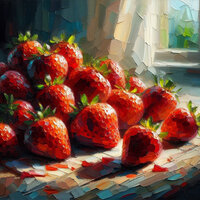 Strawberries - Dusty Scraps