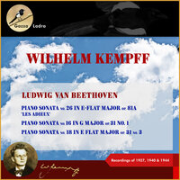 Beethoven: Piano Sonata No. 16 in G Major, Op. 31, No. 1, III. Adagio con espressione - Вильгельм Кемпф & Ludwig van Beethoven