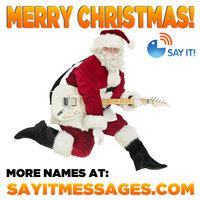 Merry Christmas Elisia - Say It Messages