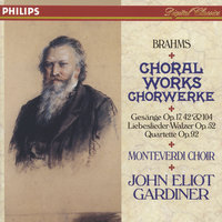 Brahms: Liebeslieder-Walzer, Op. 52 - Verses from "Polydora", translated by G.F. Daumer - 5. Die grüne Hopfenranke - Monteverdi Choir & Robert Levin & John Perry & John Eliot Gardiner & Иоганнес Брамс