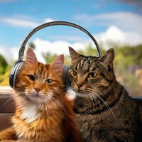 Feline Quiet Moments - Binary Lounge & Fun Kittens Music & Deep Separation Anxiety Music For Cats