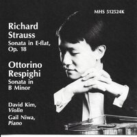 Violin Sonata In B Minor : III. Passacaglia: Allegro moderato ma energico - David Kim & Gail Niwa & Отторино Респиги