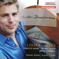 Two Songs for Baritone and Piano: No. 1, Dank - Burkhard Kehring & Hanno Müller-Brachmann & Арнольд Шёнберг
