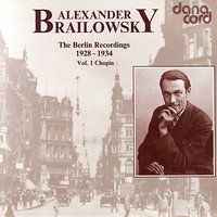 Barcarolle F sharp minor Op. 60 - Alexander Brailowsky