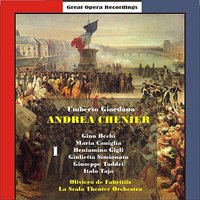 Andrea Chénier: Act I, "Passiamo la sera allegramente!" - Beniamino Gigli & Gino Bechi & Italo Tajo & Giulietta Simionato & Maria Caniglia & Giuseppe Taddei & Умберто Джордано