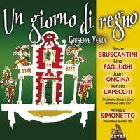 Verdi : Un giorno di regno : Act 1 "Quanto diceste mostra un gran talento" [Cavaliere, Tesoriere] - Alfredo Simonetto & Джузеппе Верди