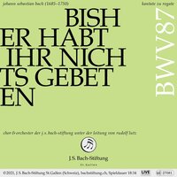 Bisher habt ihr nichts gebeten in meinem Namen, BWV 87: VI. Ich will leiden, ich will schweigen (Arie [Tenor]) - Georg Poplutz & Orchester der J.S. Bach-Stiftung & Rudolf Lutz & Johann Sebastian Bach