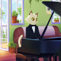 Lovely - Piano Cat