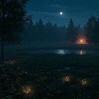 Night Rain and Crickets - Peace Castle