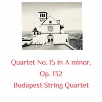 Quartet No. 15 in A minor, Op. 132: III. Canzona di ringraziamento. Molto adagio - Budapest String Quartet & Ludwig van Beethoven