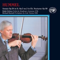 Sonata in D, Op. 50: II. Andante - Ralph Holmes & Richard Burnett & Иоган Непомук Гуммель