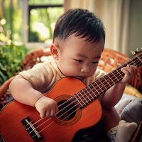 Mellow Cradle Sound - Jazz Guitar Music Ensemble & Music Box Baby & Mozart Music for Babies