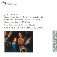 J.S. Bach: Concerto for 3 Harpsichords, Strings, and Continuo No. 1 in D minor, BWV 1063 - 2. Alla siciliana - Christophe Rousset & Davitt Moroney & Colin Tilney & Academy Of Ancient Music & Christopher Hogwood & Johann Sebastian Bach