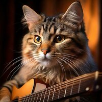 Tranquil Cat Chords - Country Guitar & Music for Cats Moments & Music for Cats Lounge