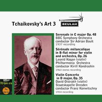 Serenade in C Major, Op. 48: 3. Elegie - Larghetto Elegiaco - BBC Symphony Orchestra & Sir Adrian Boult & Пётр Ильич Чайковский