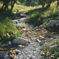 Gentle Stream for Stress-Free Moments - Lucid Dream Doctor & Calm Waves Water & Emerald High