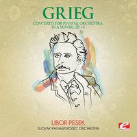 Concerto for Piano and Orchestra in A Minor, Op. 16: II. Adagio - Эдвард Григ & Slovak Philharmonic Orchestra & Libor Pesek