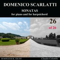 Sonata K. 552 in D minor - Allegretto, for piano - Claudio Colombo & Доменико Скарлатти