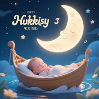 月亮船摇篮曲（宝宝快速入睡+子宫声效+白噪音） - 蓝夜漫游指南