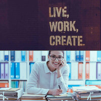 Cheerful Backdrops for Fun Office Days - Restaurant Musik