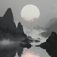 星と月の会話 - 海の幽玄
