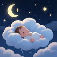 晚安，云朵宝宝（吹风机+白噪音+宝宝快速入睡） - 蓝夜漫游指南