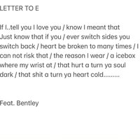 Letter To E - Londonbaby & Bentley