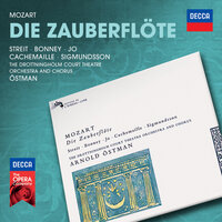 Mozart: Die Zauberflöte, K.620 / Act 2 - "Der, welcher wandelt diese Straße voll Beschwerden" - Robert Wörle & Petteri Salomaa & Kurt Streit & Barbara Bonney & The Drottningholm Court Theatre Orchestra & Arnold Östman & Вольфганг Амадей Моцарт