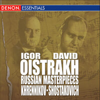 Concerto for Violin & Orchestra No. 2 in C-Sharp Minor, Op. 129: II. Adagio - Allegro - Adagio - Кирилл Кондрашин & David Oistrakh & The Symphony Orchestra of the Moscow Philharmonic Society & Дмитрий Дмитриевич Шостакович