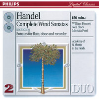 Handel: Recorder Sonata in C major, Op. 1, No. 7, HWV 365 - 4. A tempo di gavotta - Academy of St Martin in the Fields Chamber Ensemble & Michala Petri & George Malcolm & Graham Sheen & Георг Фридрих Гендель