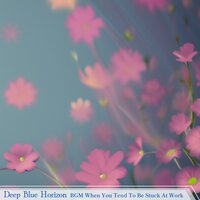 Restful Solitude in Harmony - Deep Blue Horizon