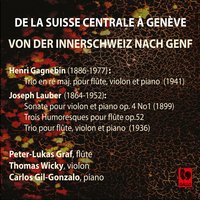Trio for Flute, Violin & Piano: III. Allegro moderato - Peter-Lukas Graf & Thomas Wicky & Carlos Gil-Gonzalo