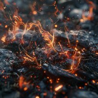 Calm Fire Sleep Melodies - Sleep Frequencies & Campfire Sounds Ear ASMR & Northern Hemisphere