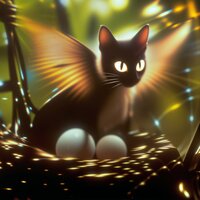 All Cats Wanna be Birds - Mickey Cats