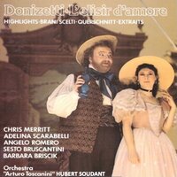 L'elisir d'amore: Andiam, Belcore. Si avverta il notaro - Chris Merritt & Hubert Soudant & Coro Del Teatro Regio Di Parma & Angelo Romero & Orchestra Sinfonica Dell'Emilia Romagna "Arturo Toscanini" & Barbara Briscik & Гаэтано Доницетти