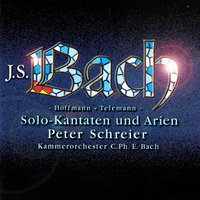 Hoffmann: Meine Seele rühmt und preist, Cantata, App. D (formerly J.S.Bach, BWV 189) - 3. Aria: Gott hat sich hoch gesetzet - Peter Schreier & Raphael Alpermann & Karl-Heinz Schröter & Manfred Pernutz
