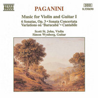 Sonata for Violin and Guitar in G Major, Op. 3, No. 2, MS 27: I. Adagio con dolcezza - Scott St. John & Simon Wynberg & Никколо Паганини