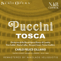 Tosca, S.69, IGP 17, Act II: "Tosca è un buon falco!..." (Scarpia, Sciarrone, Spoletta, Coro) - Orchestra della Royal Opera House di Londra & Carlo Felice Cillario & Tito Gobbi & Robert Bowman & Coro della Royal Opera House & Джакомо Пуччини