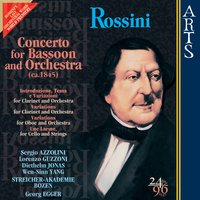 Une Larme, Thème Et Variations, For Cello And Strings: Thème (Andantino) (Rossini) - Wen-Sinn Yang & Georg Egger & Streicher-Akademie Bozen - Accademia d'Archi di Bolzano & Georg Egger & Accademia d'Archi di Bolzano & Джоаккино Россини