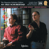 Schubert: Geist der Liebe (II), D. 747 - Graham Johnson & Jamie Macdougall & John Mark Ainsley & Simon Keenlyside & Michael George & Франц Шуберт