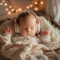 Night Sky Soothes Gently - Music Box Baby Lullaby & Binaural Beats Waves & Lusher