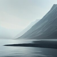 砂浜の散歩 - 海の朝の光