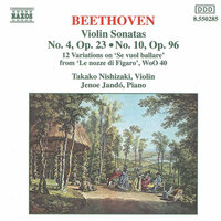 Violin Sonata No. 10 in G Major, Op. 96: III. Scherzo - Takako Nishizaki & Jeno Jando & Ludwig van Beethoven